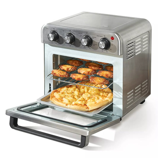 7-in-1 Air Fryer Toaster Oven, 18L, 1800W Stainless Steel Convection