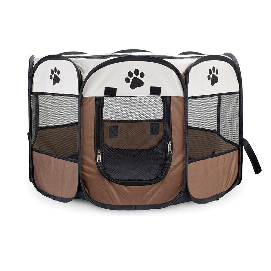 Foldable Pet Playpen for Dogs and Cats 8-Panel Design