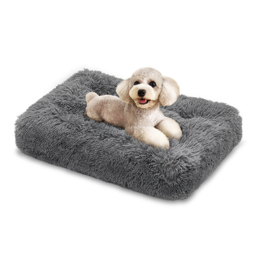 Washable Pet Bed for Dogs & Cats Fluffy Plush Winter Warmth