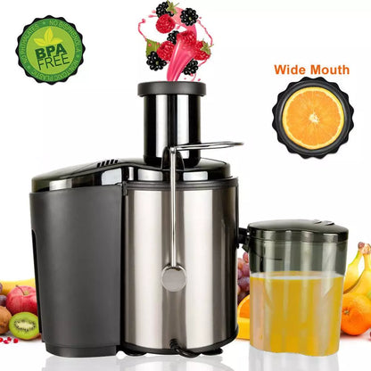 800W Electric Fruit & Vegetable Juicer High-Speed