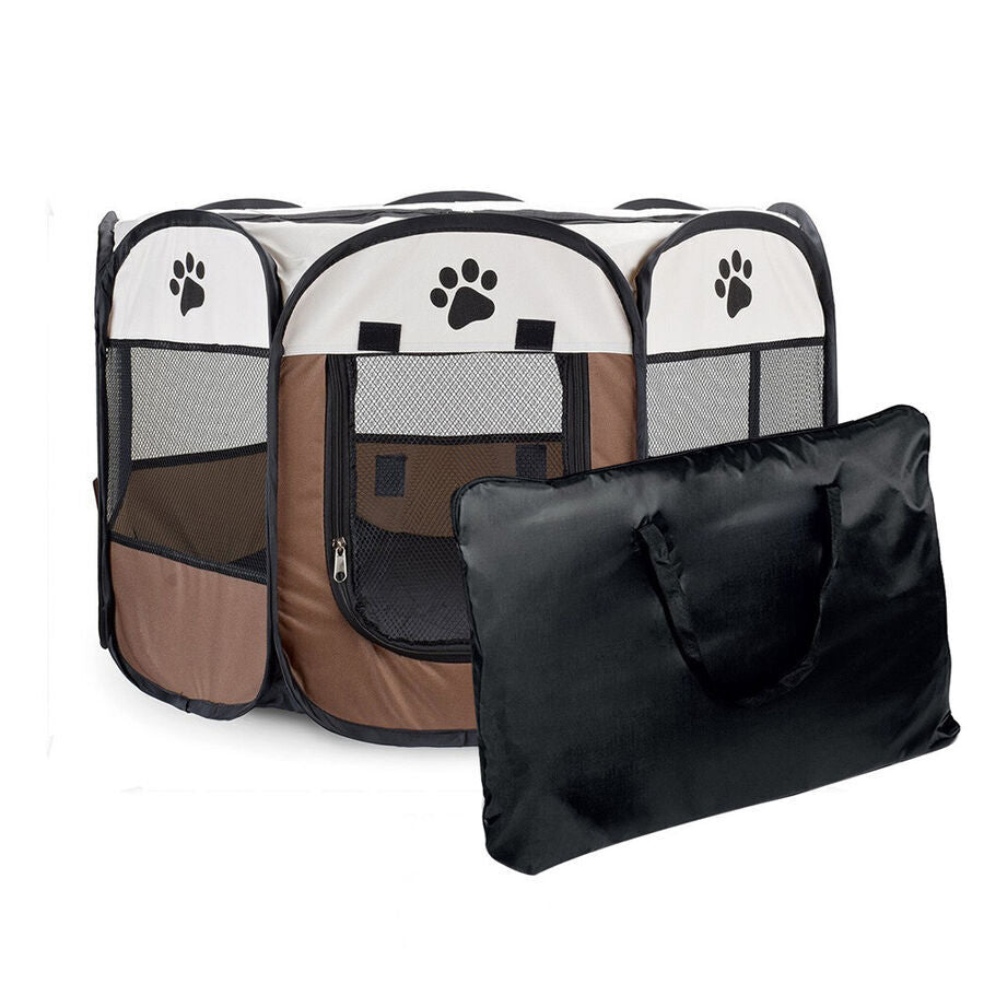 Foldable Pet Playpen for Dogs and Cats 8-Panel Design