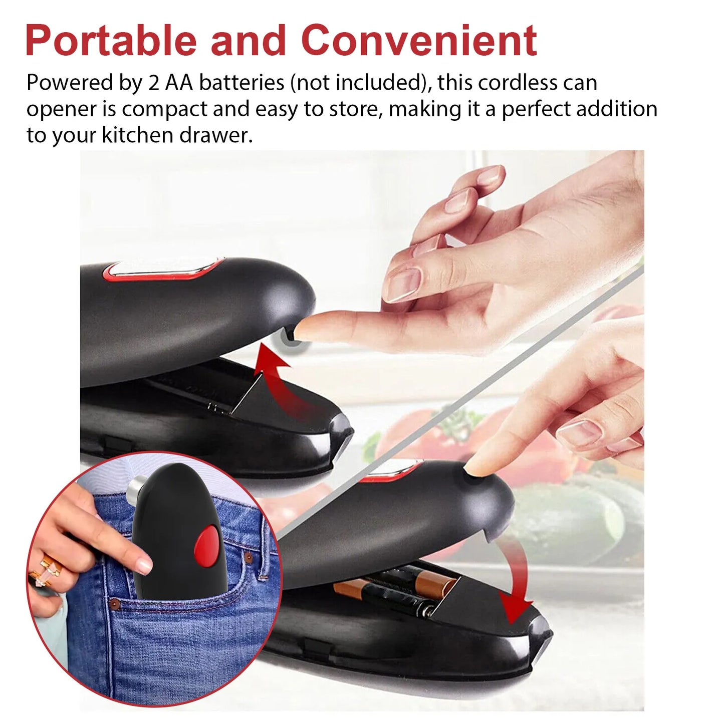 Electric Can Opener Automatic Hands-Free