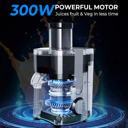 300W High-Speed Electric Juicer for Fruits & Vegetables