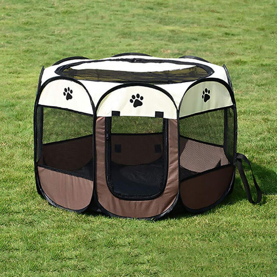 Foldable Pet Playpen for Dogs and Cats 8-Panel Design