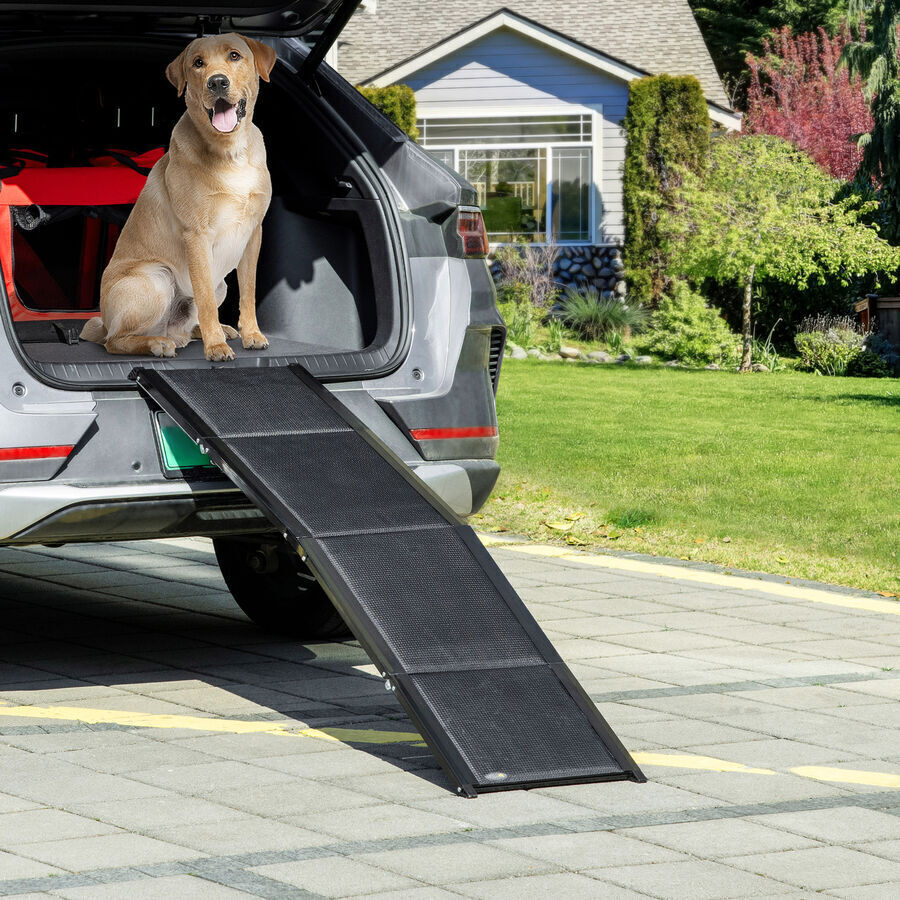 62" Foldable Non-Slip Dog Ramp for Large Dogs up to 132 lbs