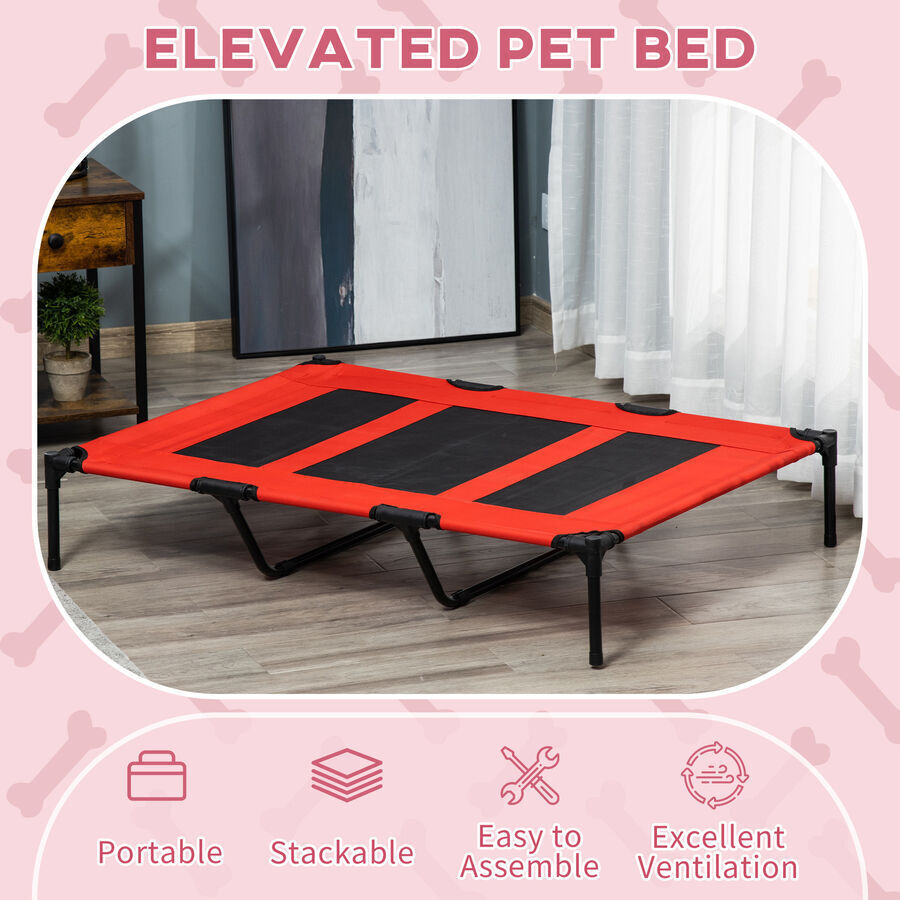 48" Elevated Pet Bed for Dogs & Cats Indoor/Outdoor